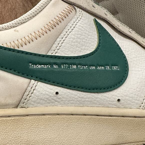 Nike Court Vision Low Premium \'First Use - White Green Noise\' DJ2001-100 Size 12 main image 15